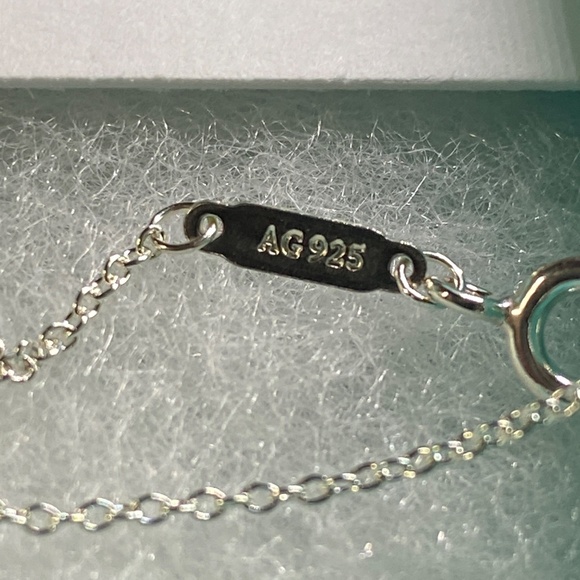 New Tiffany & Co small double heart red enamel necklace Return to Tiffany NWT - Picture 6 of 7